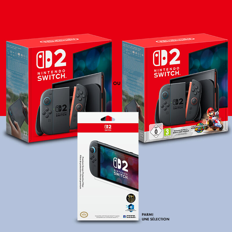 Pack Nintendo Switch 2 avec Ecran de Protection Hori
