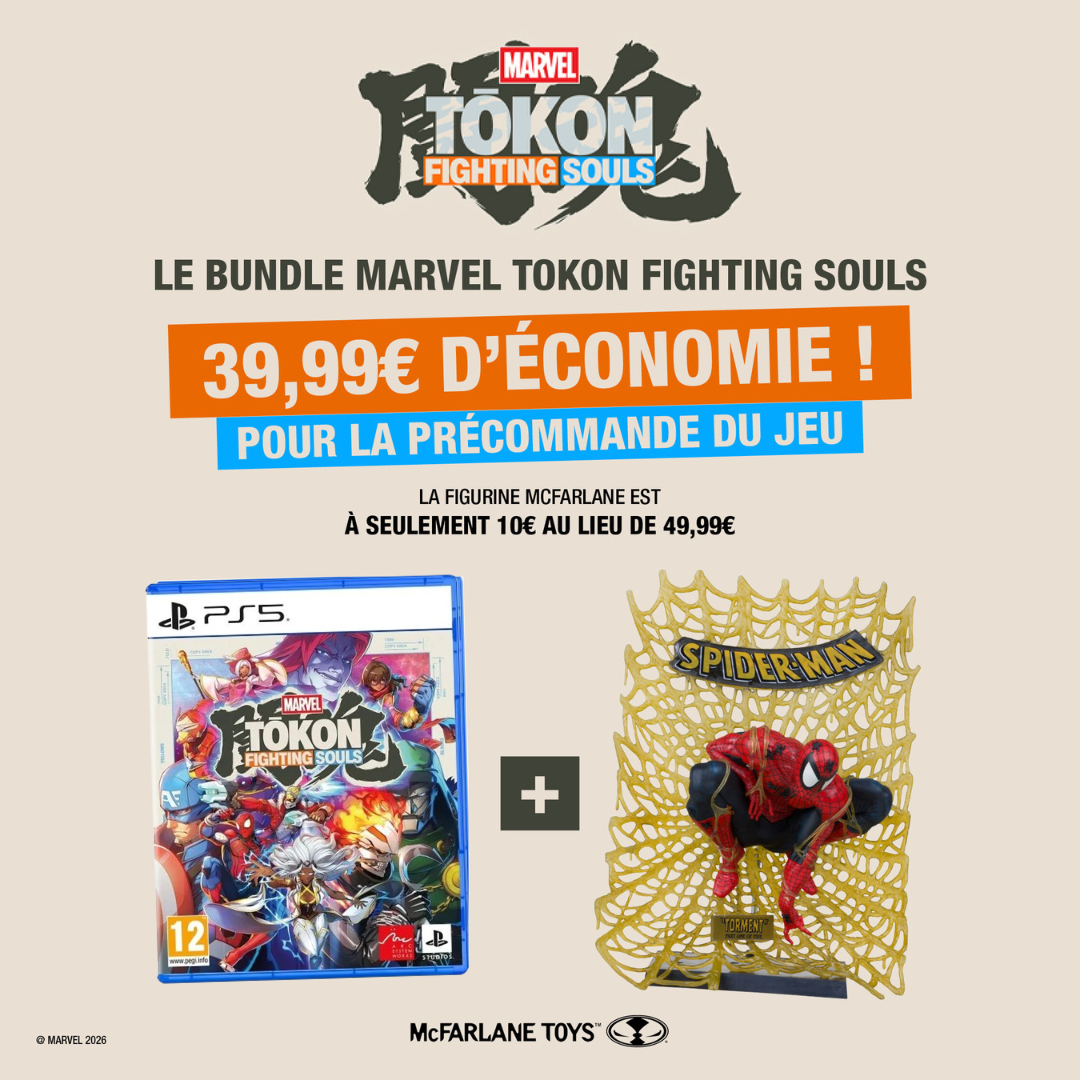 Bundle Jeu Marvel Tokon + Figurine Mcfarlane - Spider-man
