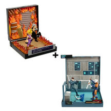 Pack Dioramas Console Heroes PlayStation – Metal Gear Solid & Final Fantasy VII – Figurines Collector