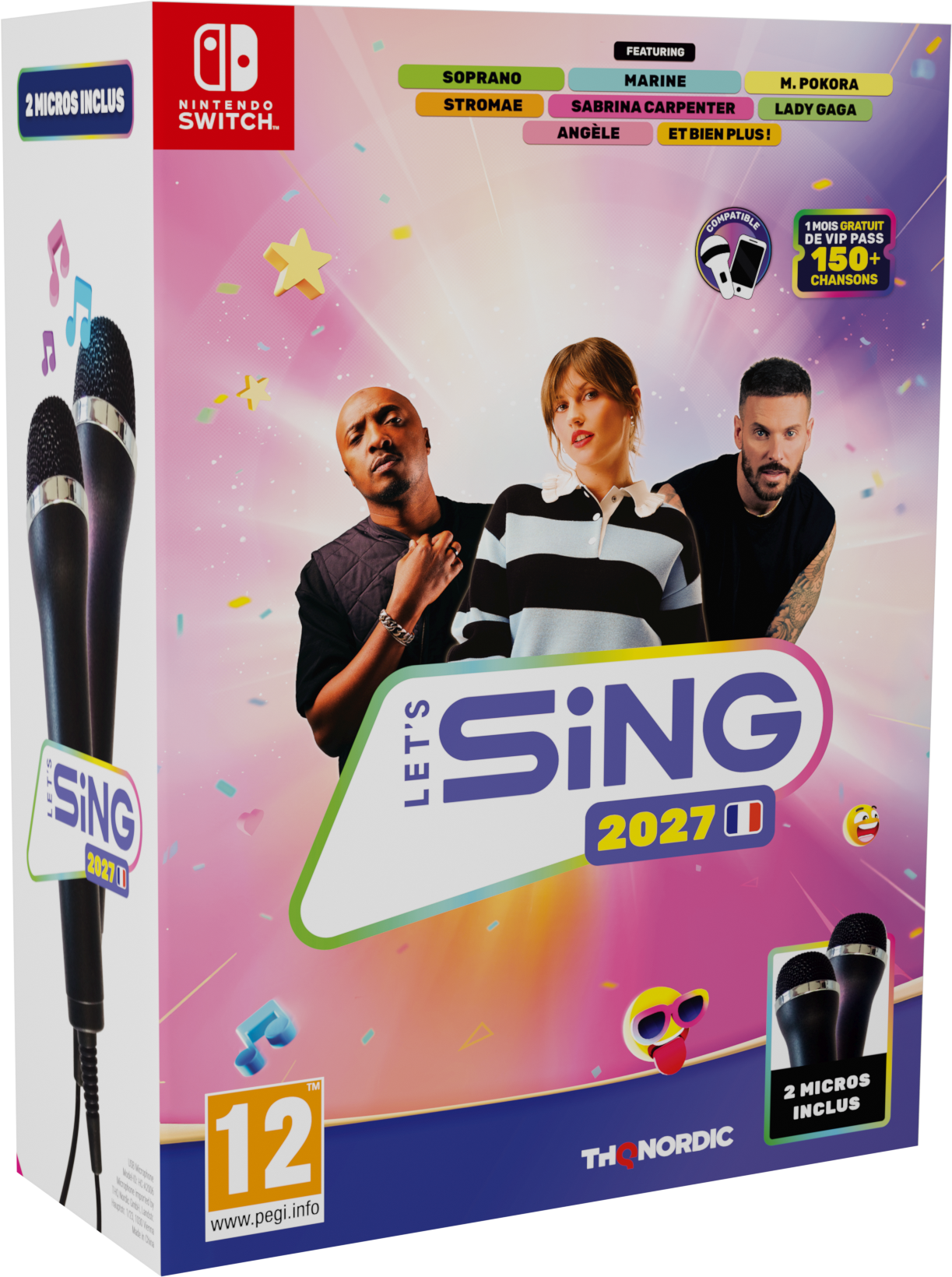 Let's Sing 2027 Hits Français + 2 Micros