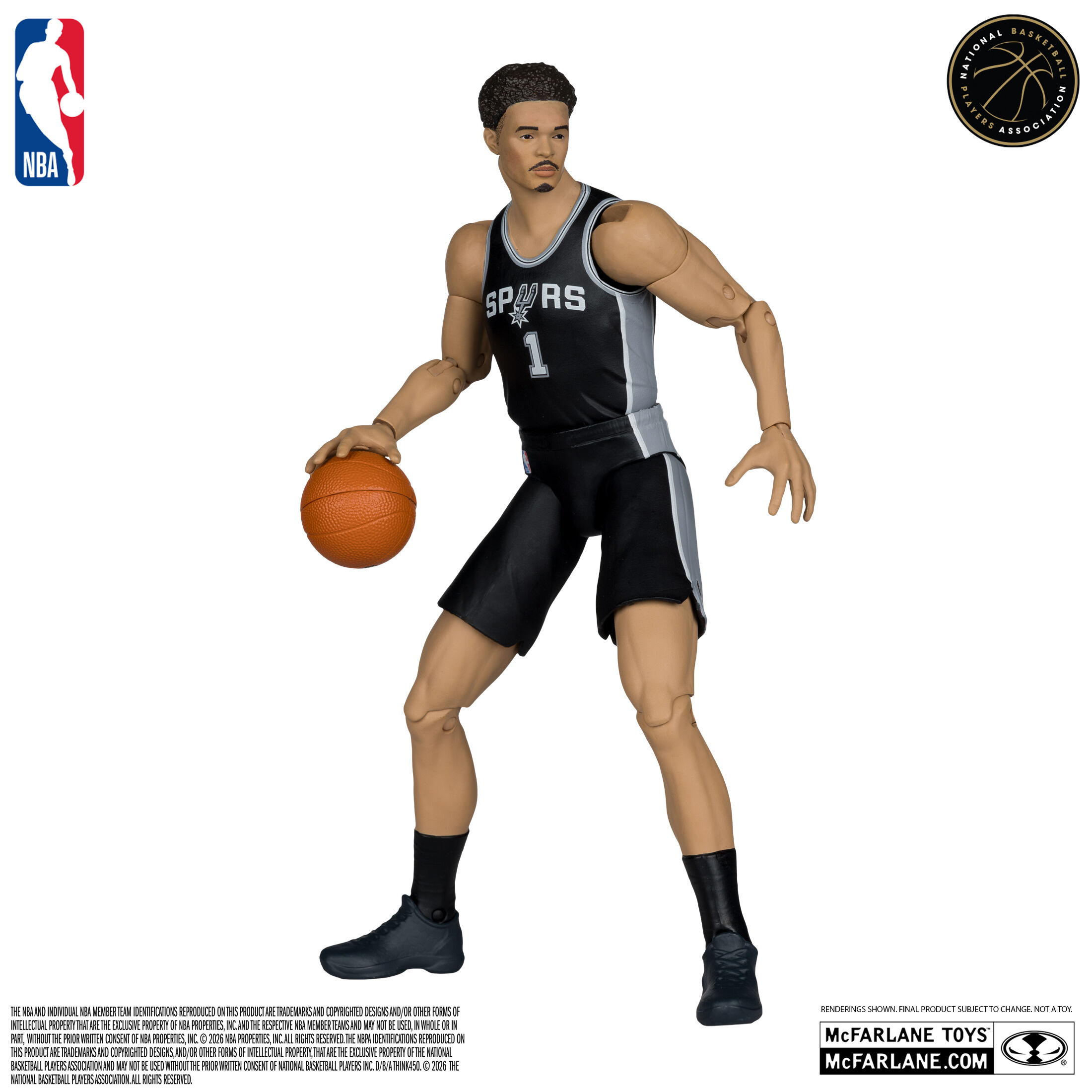 Figurine - Victor Wembanyama (san Antonio Spurs) -  NBA Articulated Figures